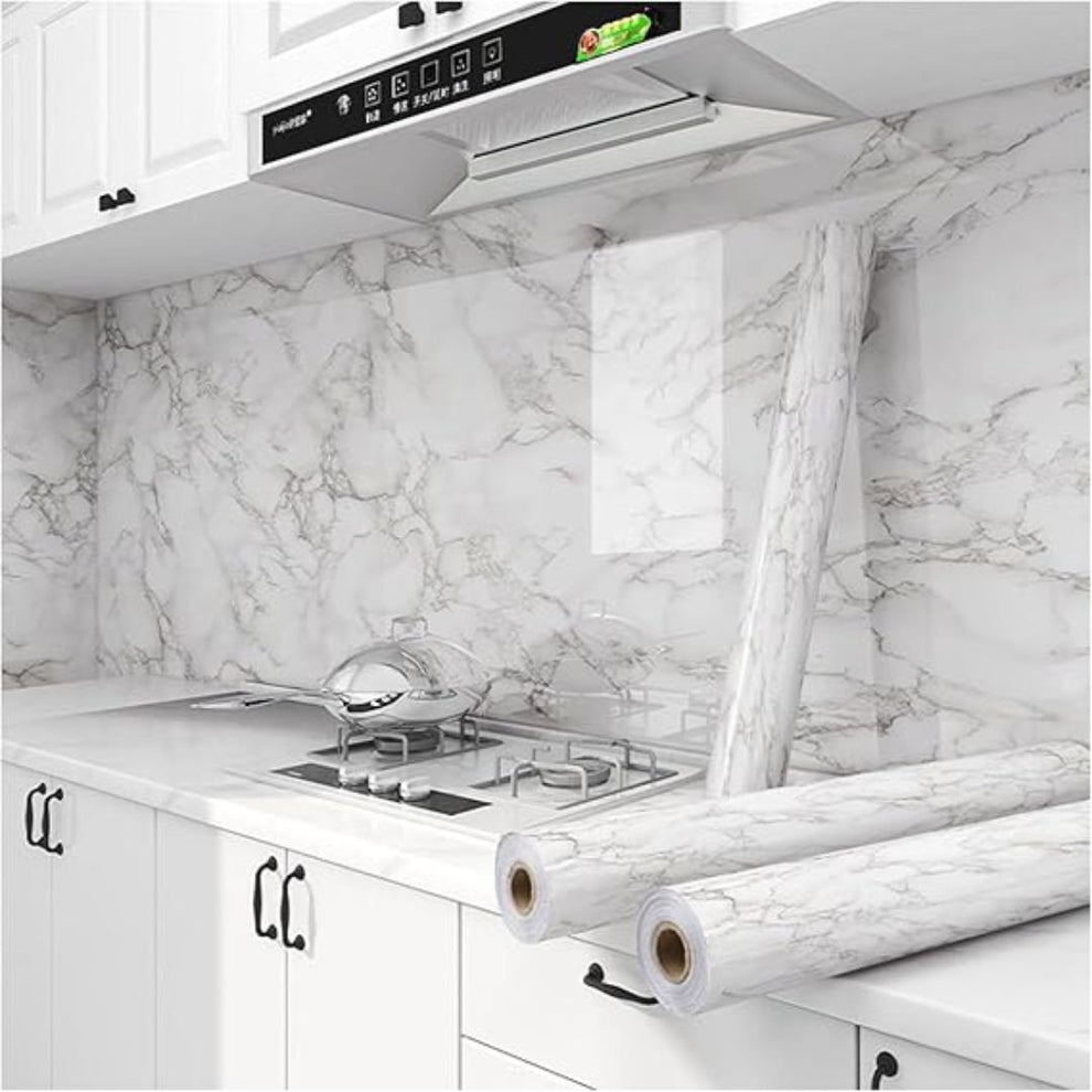 Marble Sheet Roll – Self-Adhesive & Elegant (2ft × 6.5ft)